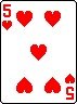 5 of Hearts
